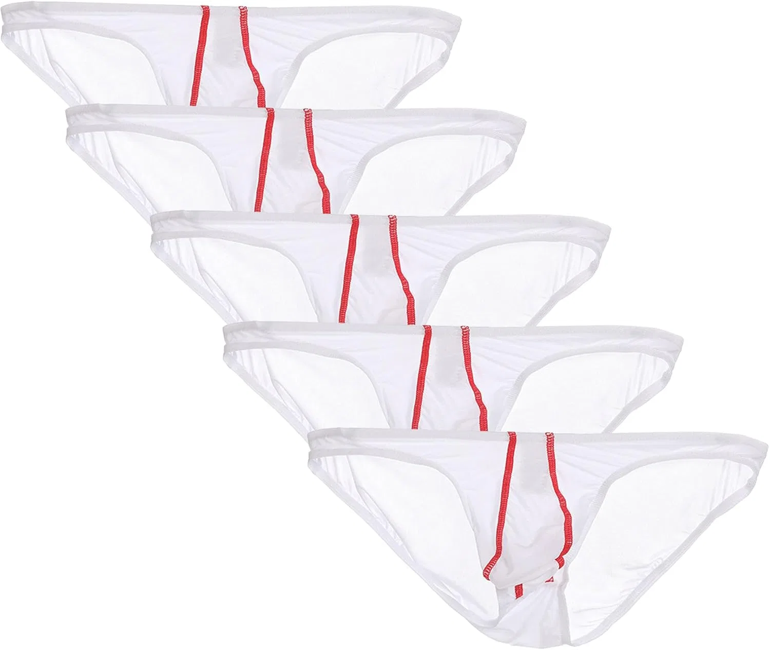 Боксеры дышащие Ice Silk, White, 5 шт