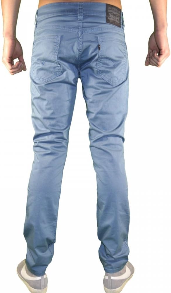 Мужские облегающие брюки Levi's 511 Line 8 из твила, Aegean Blue/Dark Slate Twill — фото 3