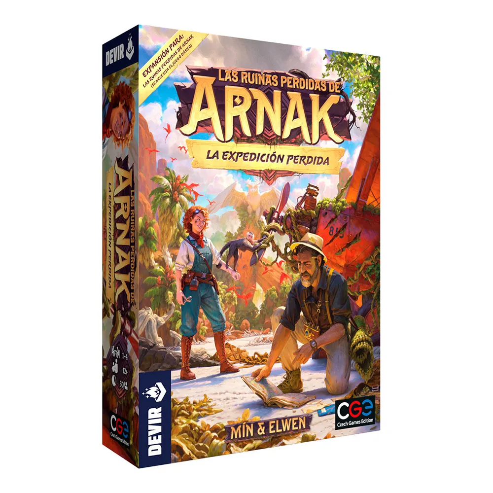 

Детская настольная игра Devir The Lost Ruins of Arnak The Lost Expedition, мультиколор
