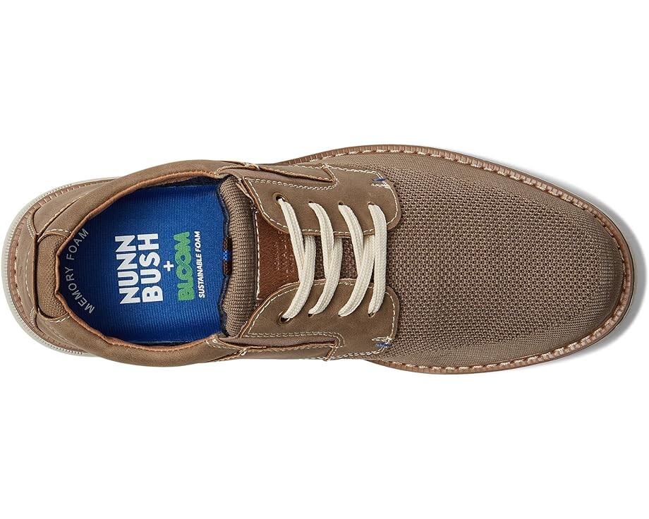 Оксфорды Nunn Bush Otto Knit Plain Toe, цвет Taupe — фото 2