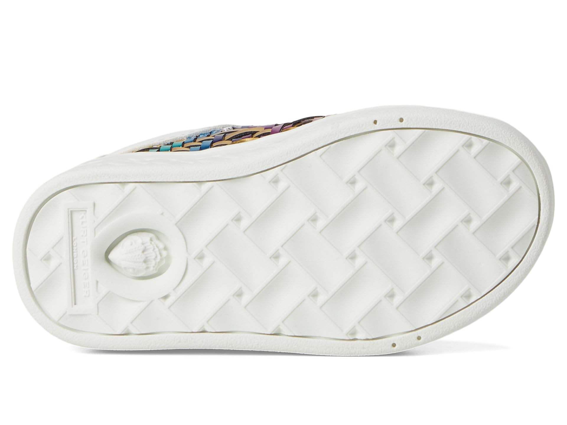 Туфли Kurt Geiger London Kids Mini Kensington Cupsole, цвет White Gold — фото 3