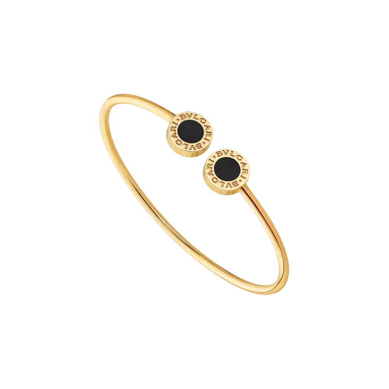 

Браслет bvlgari bvlgari из желтого золота с элементами из оникса - br860572 BULGARI