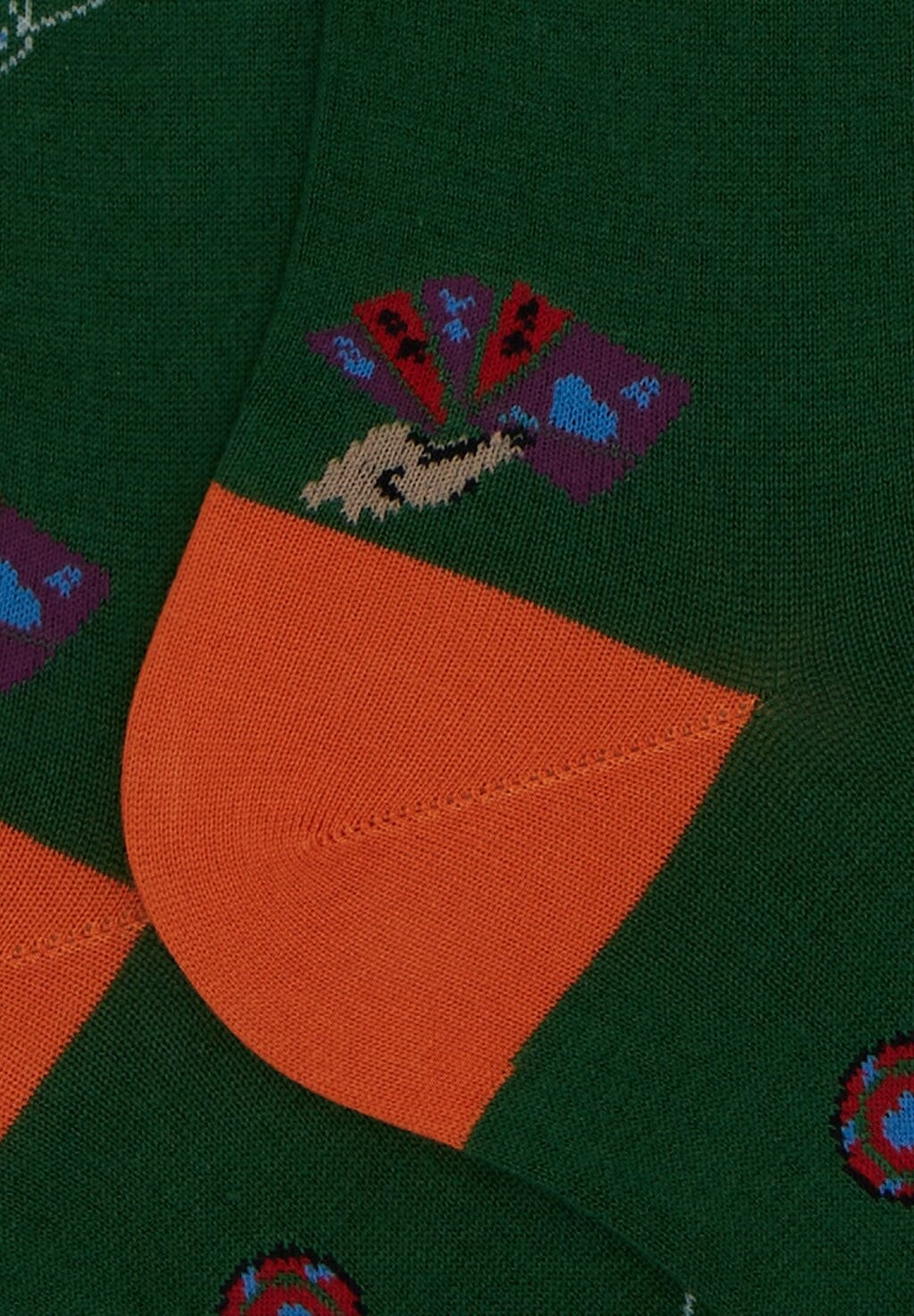 

Носки выше колена WITH CARD AND DICE MOTIF Gallo, зеленый