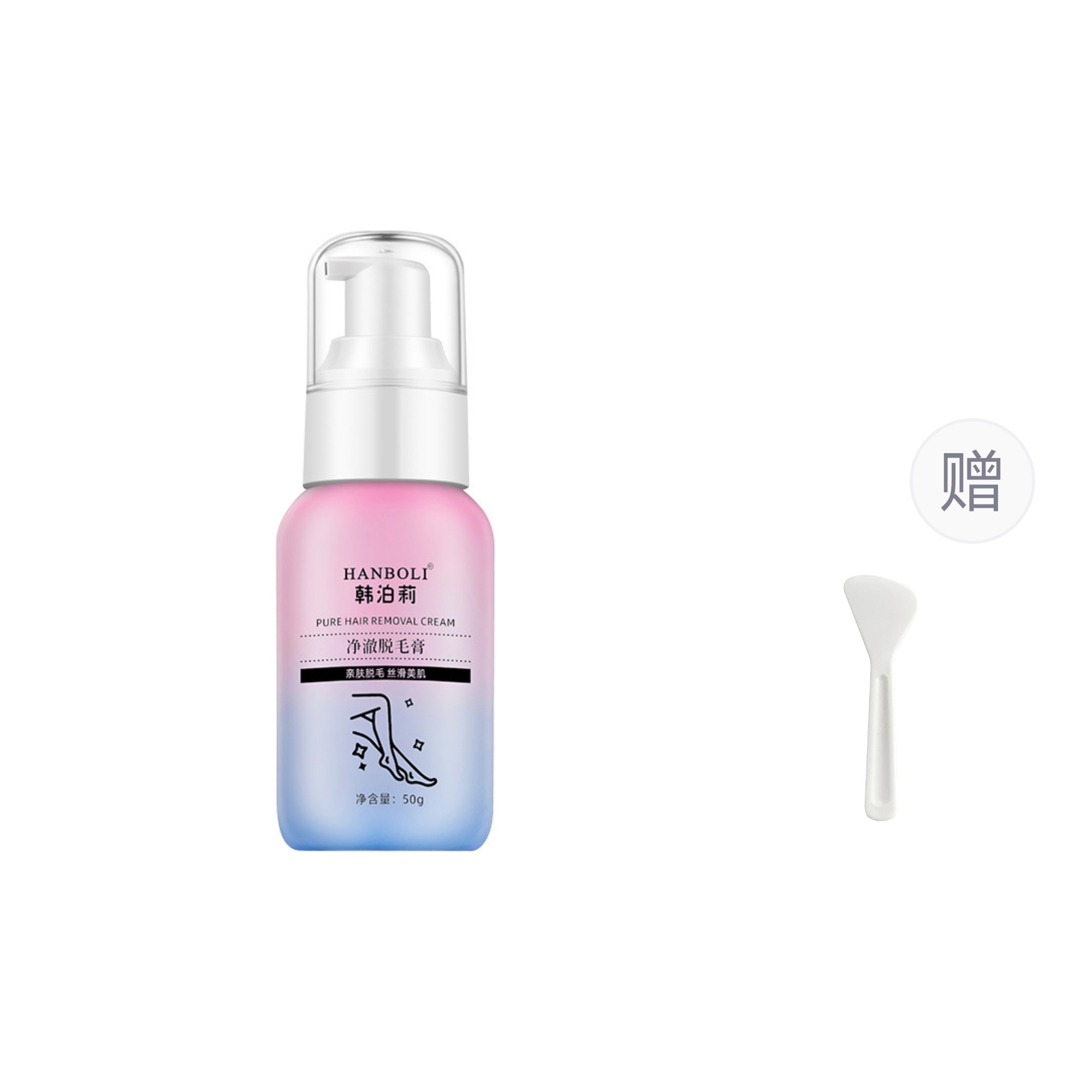 Крем для депиляции Clear And Pure очищающий 50 г/флакон HANBOLI — фото 2
