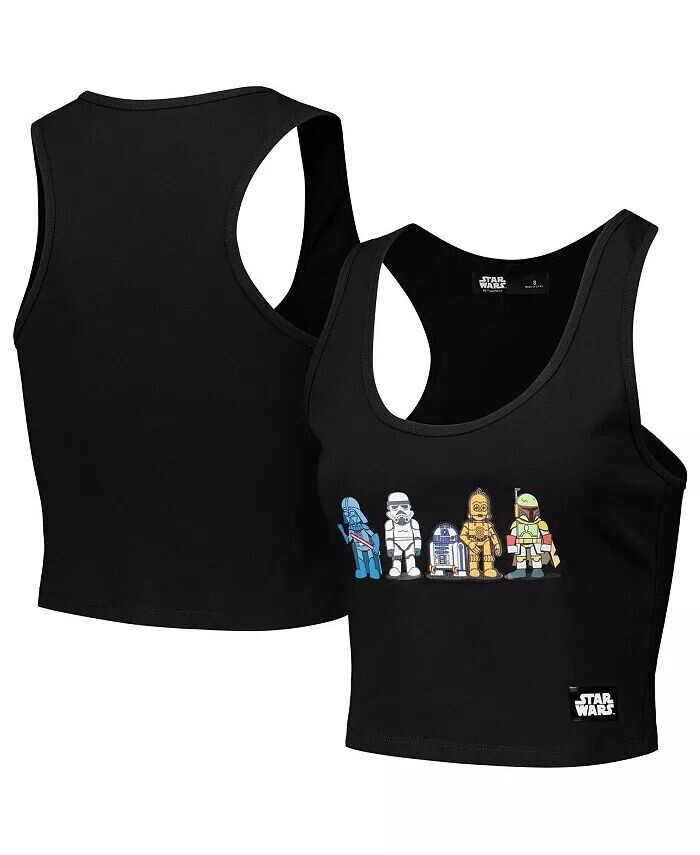 

Женская черная укороченная майка-борцовка Star Wars Tri-Blend Freeze Max