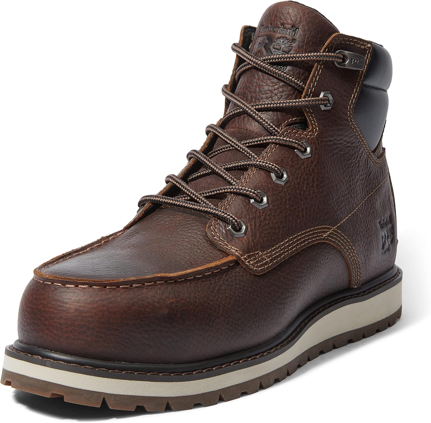 

Timberland PRO мужские рабочие ботинки Irvine Wedge 6 дюймов с защитным носком Alloy, Brown