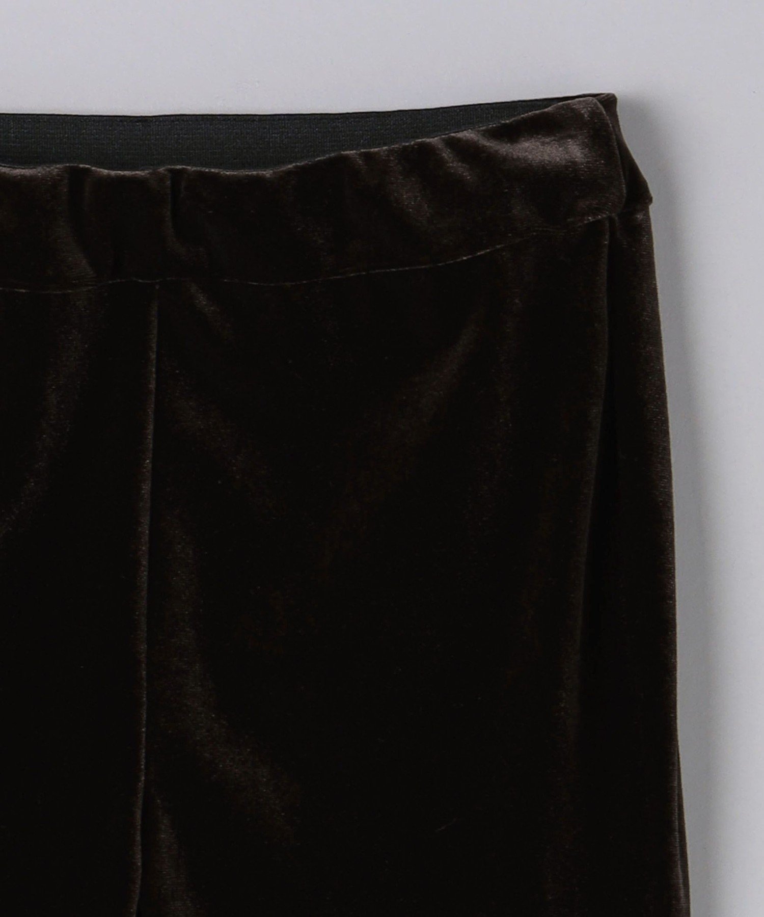 Велюровые брюки-клеш для детей 110-120 см United Arrows, DK.BROWN — фото 3