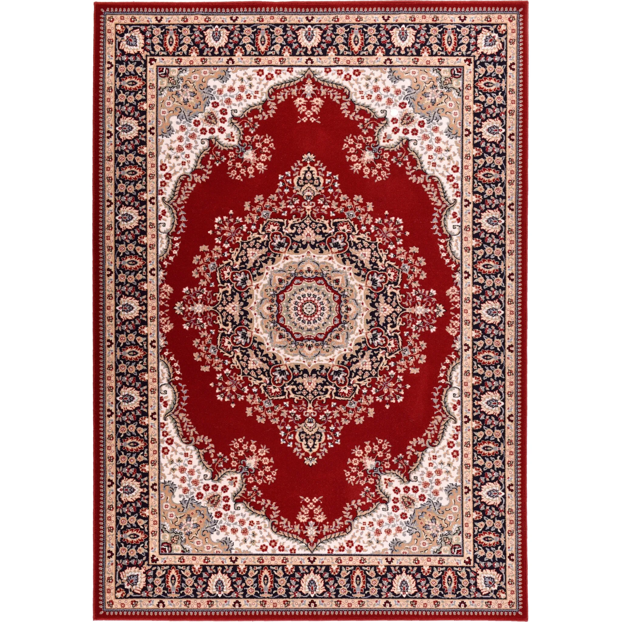 

Ковер домашний шерстяной "Oriental D3", прямоугольный, высота 10 мм, чистая шерсть, восточный вид, гостиная Home Affaire, красный