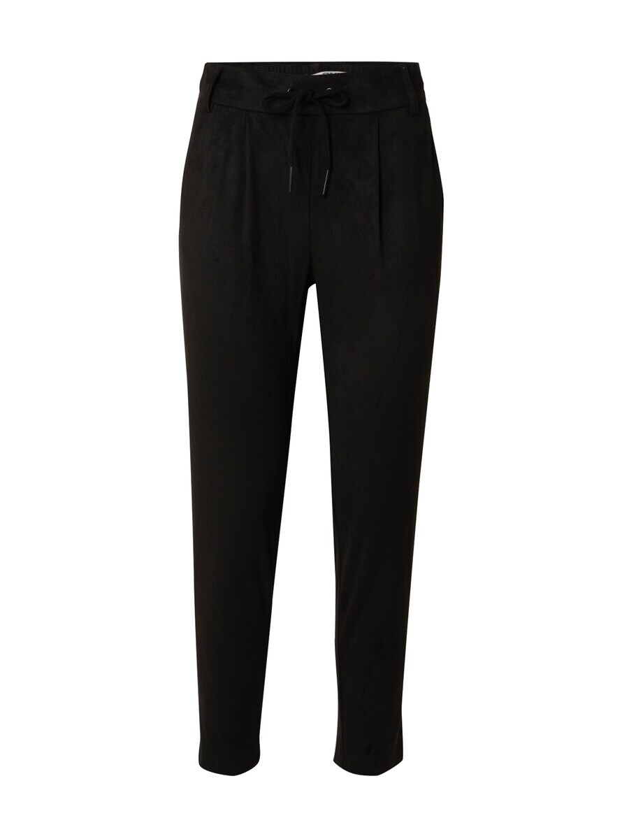 

Брюки со складками спереди ONLY Slim fit Pleat-Front Pants POPTRASH, черный