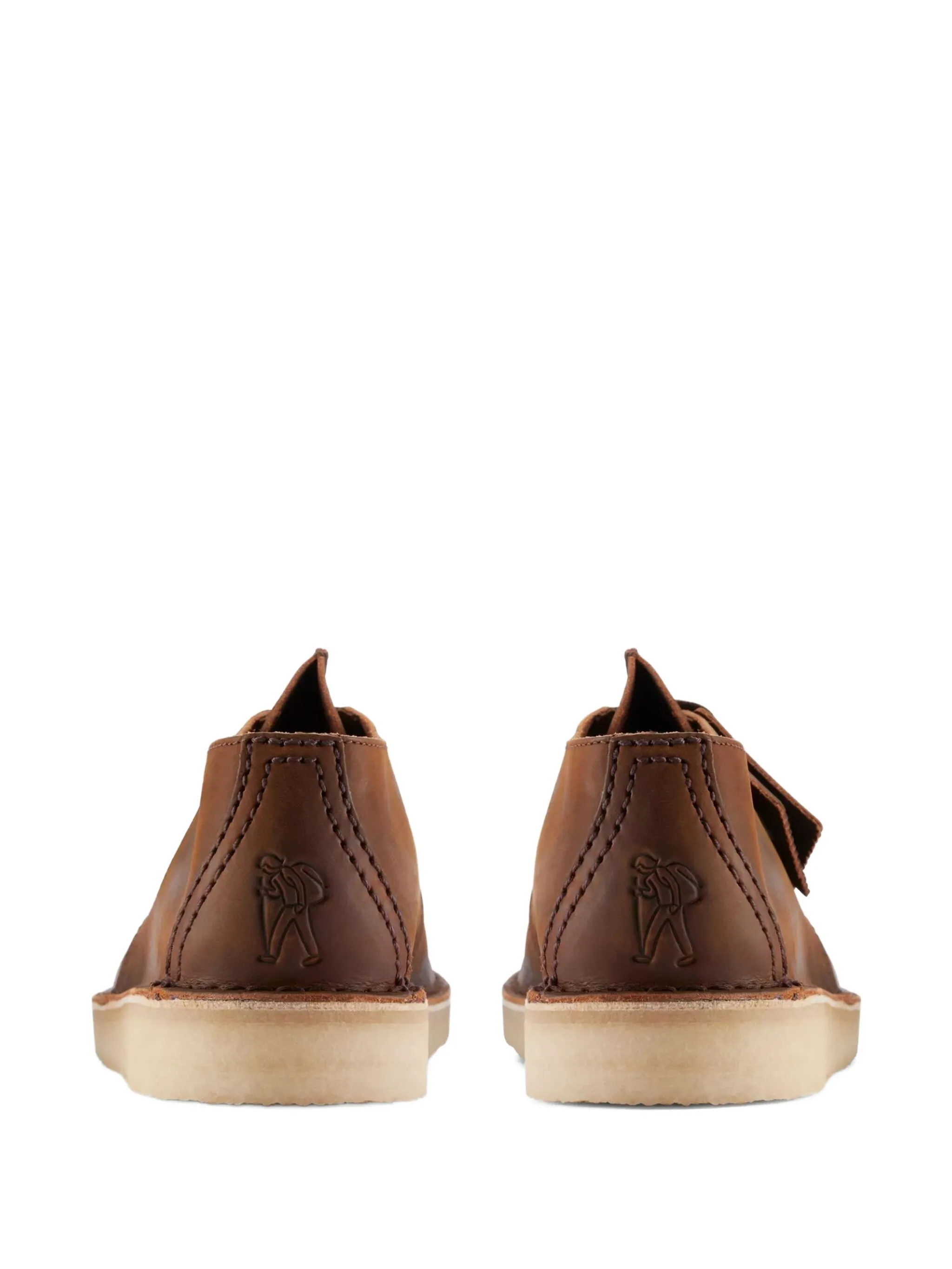 Ботинки на шнуровке Clarks Originals, коричневый — фото 3