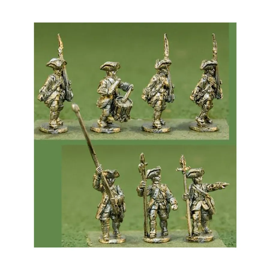 

Провинциальная пехота, Drums on the Mohawk Miniatures - French & Indian War - Assorted (15mm)
