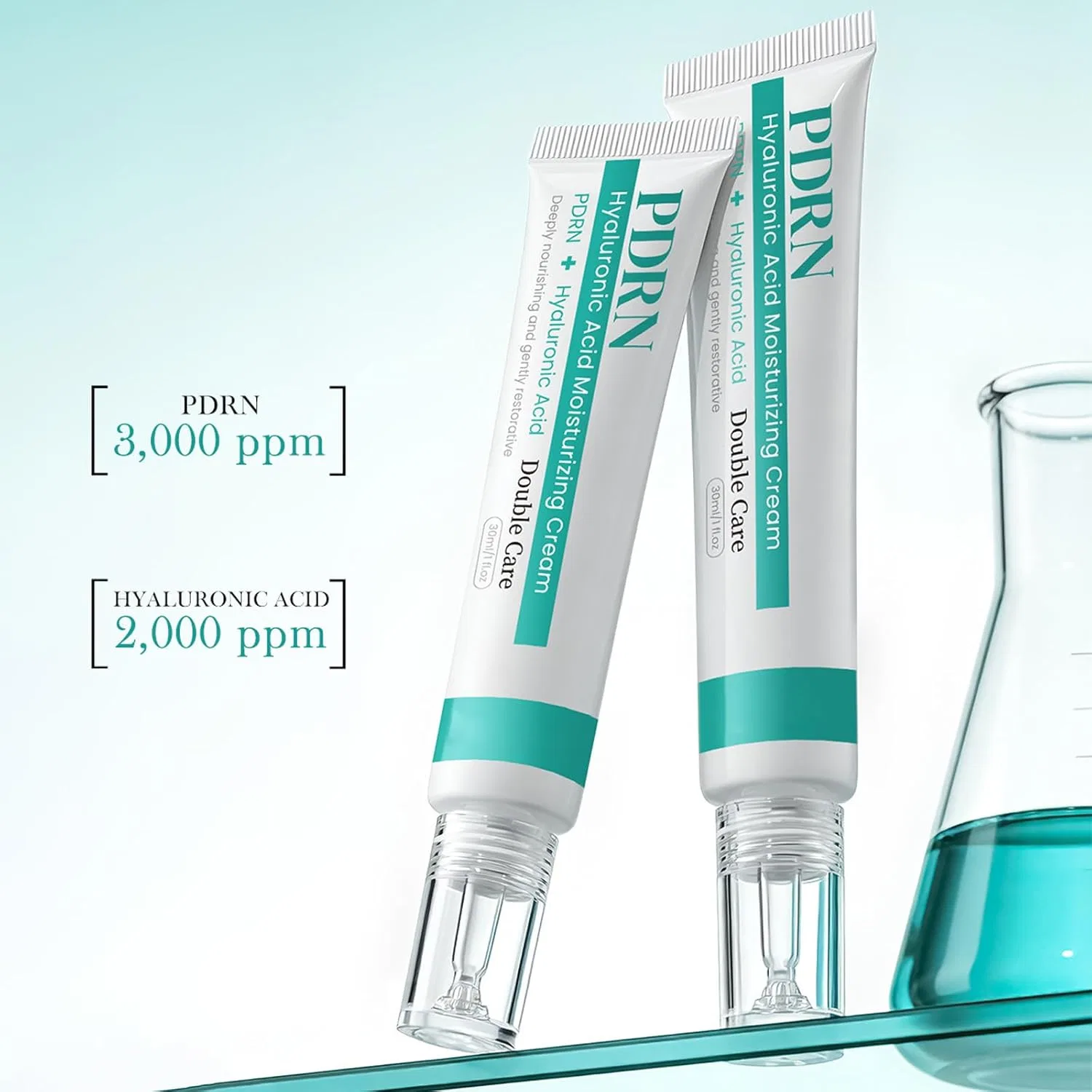 Увлажняющий крем PDRN Hyaluronic Acid для лица 30 мл — фото 3