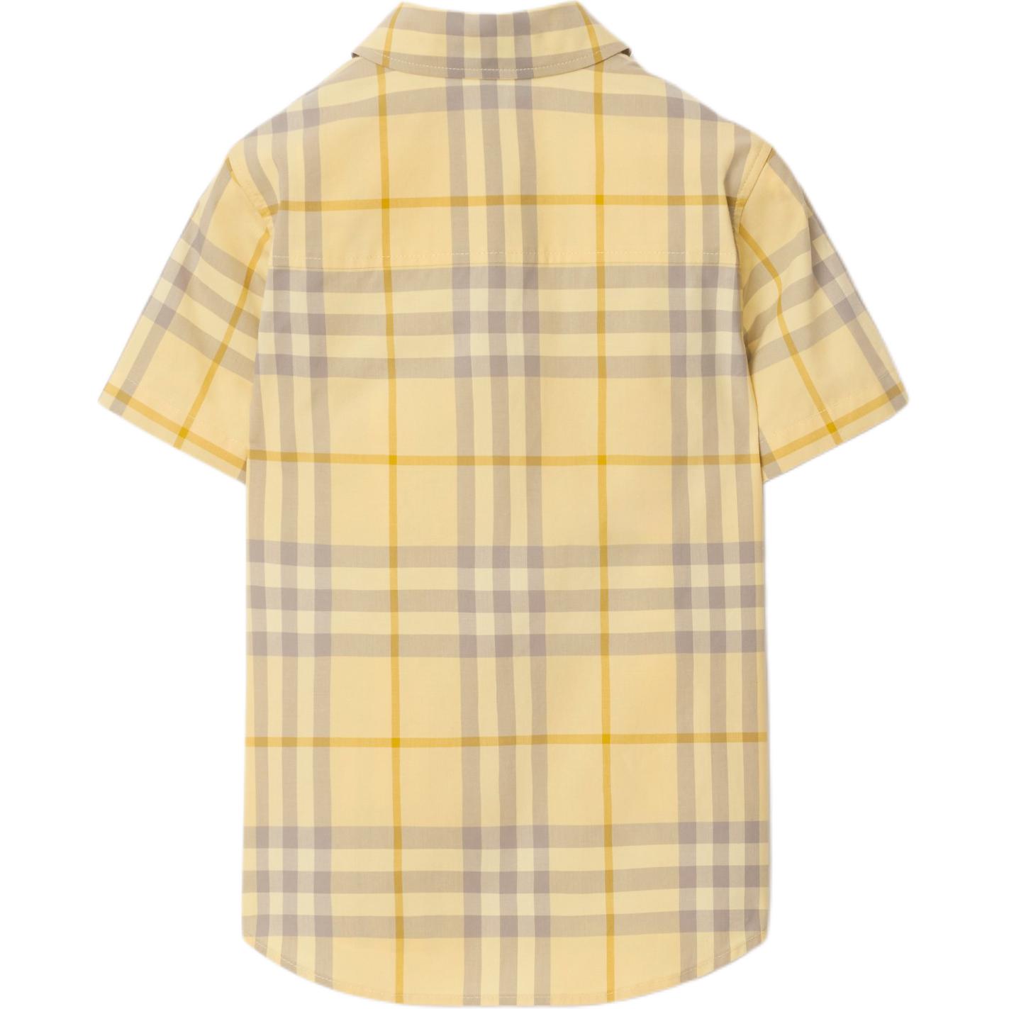 Burberry Рубашка летняя детская Yellow — фото 2