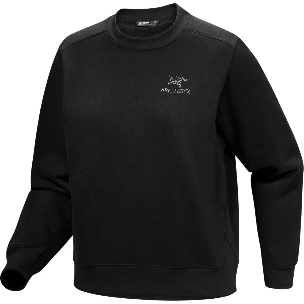 Женский флисовый свитшот Arc'teryx EMBLEM Arcteryx, Black ;/BLACK