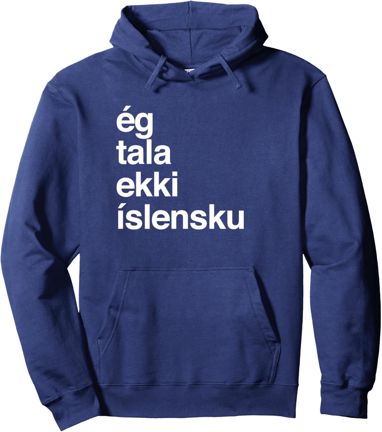 

Толстовка и толстовка с надписью «Я не говорю по-исландски» Travel Iceland T-Shirts, темно-синий
