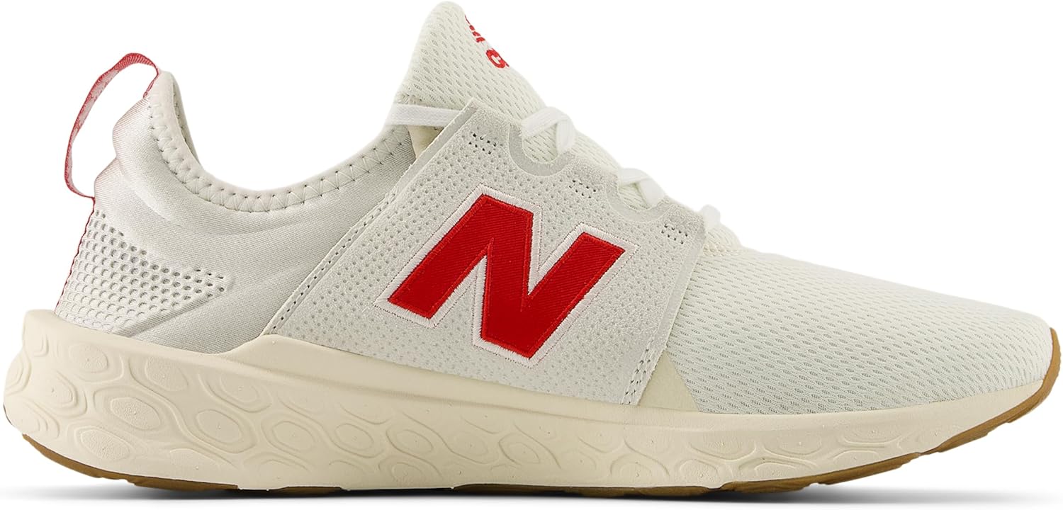 Мужские кроссовки New Balance Fresh Foam X Cruz Artisan V3, Sea Salt/Team Red/Permafrost — фото 3