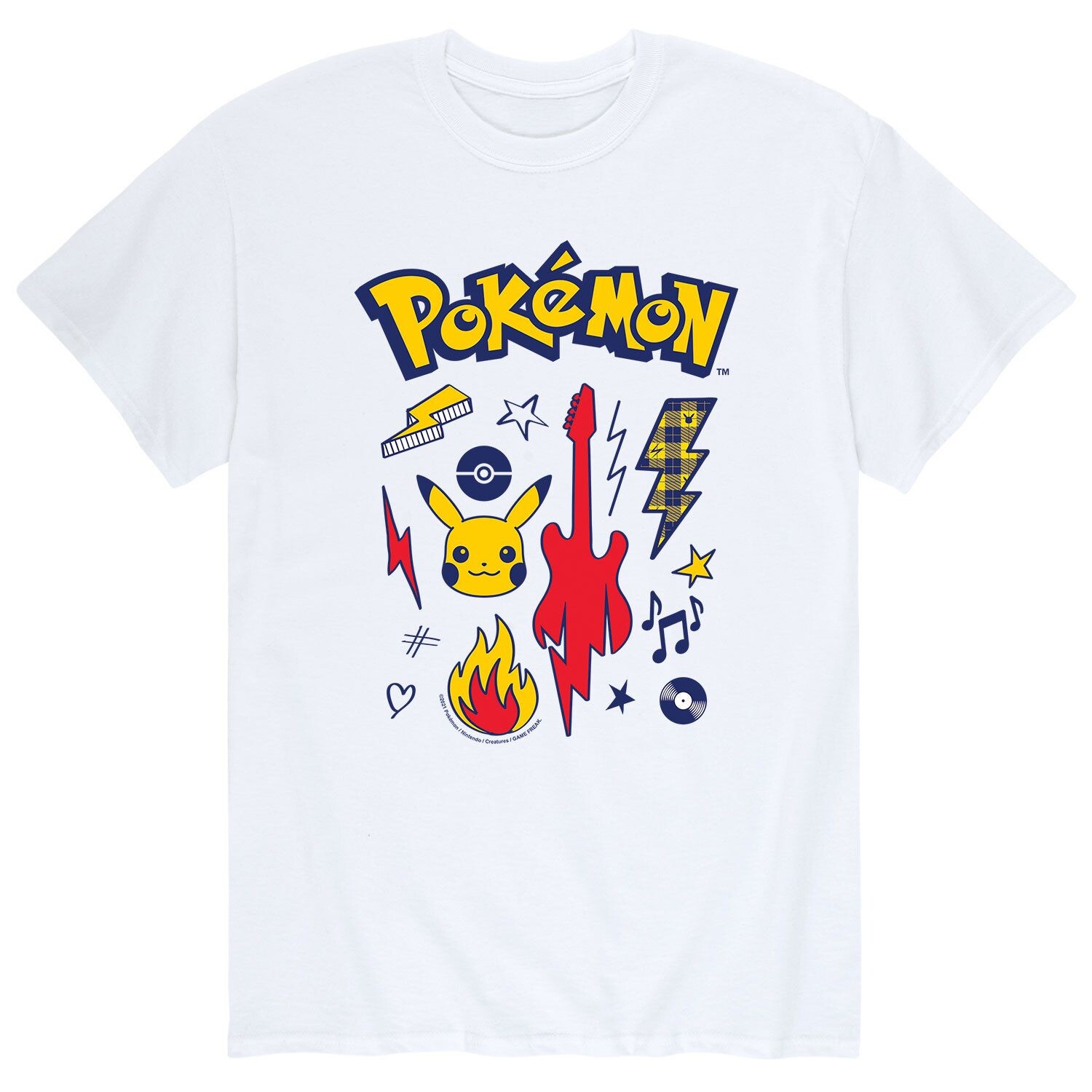 

Мужская футболка Pokemon Punk Icons Licensed Character