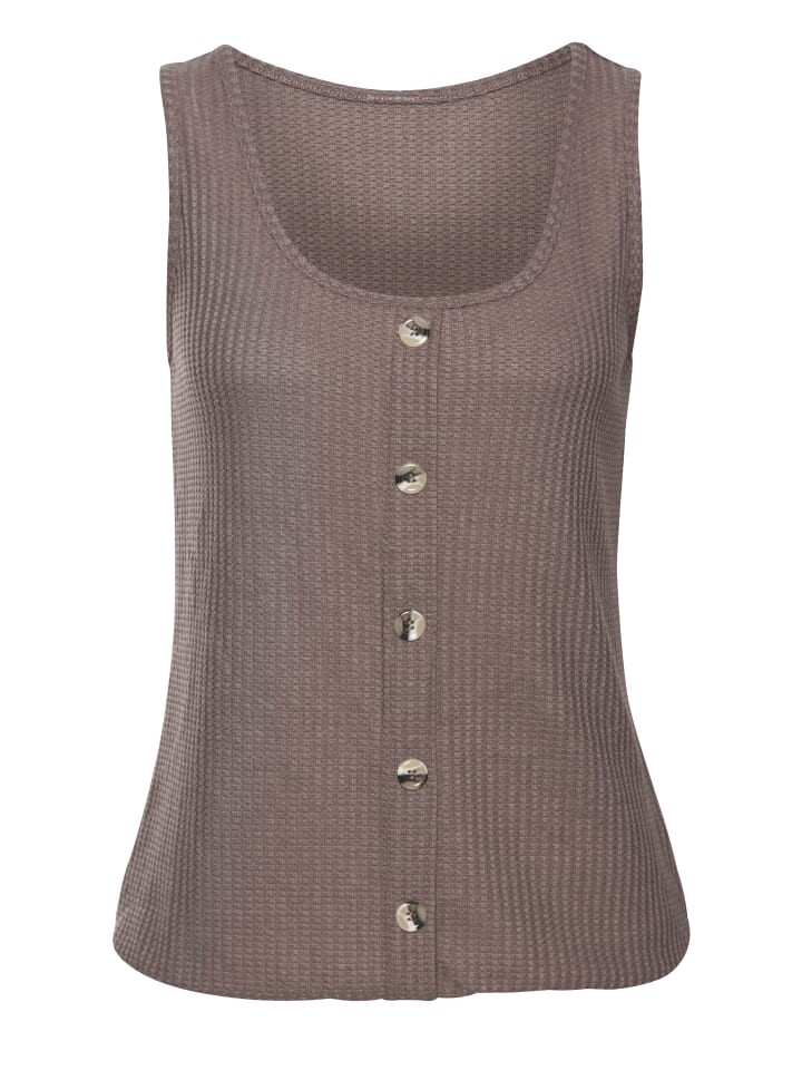 

Топ LASCANA Shirt, серо-коричневый