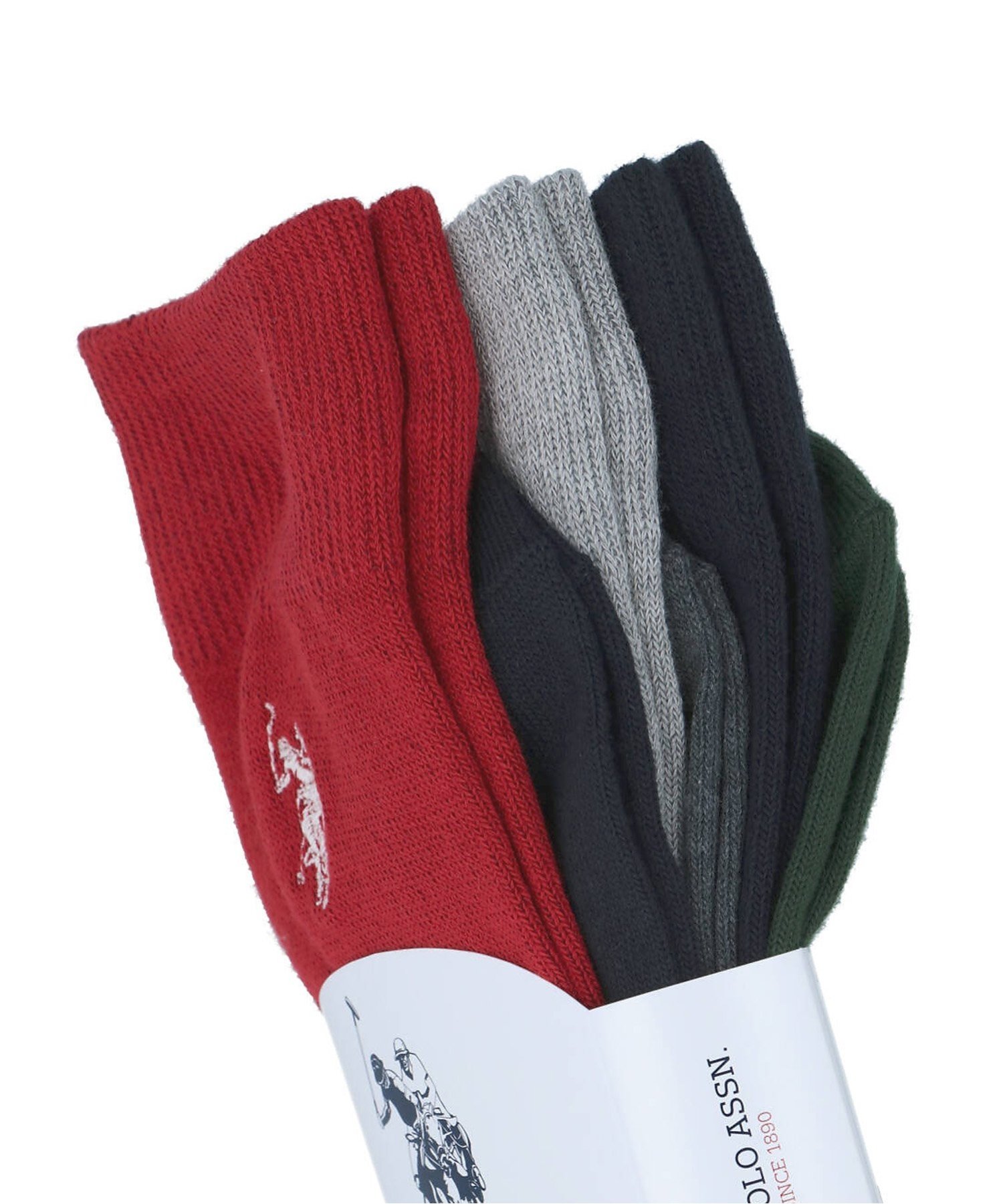 Носки Ассоциация USPOLO/(M)C. переключатель вышивки USPA U.S. Polo Assn., Assorted — фото 4
