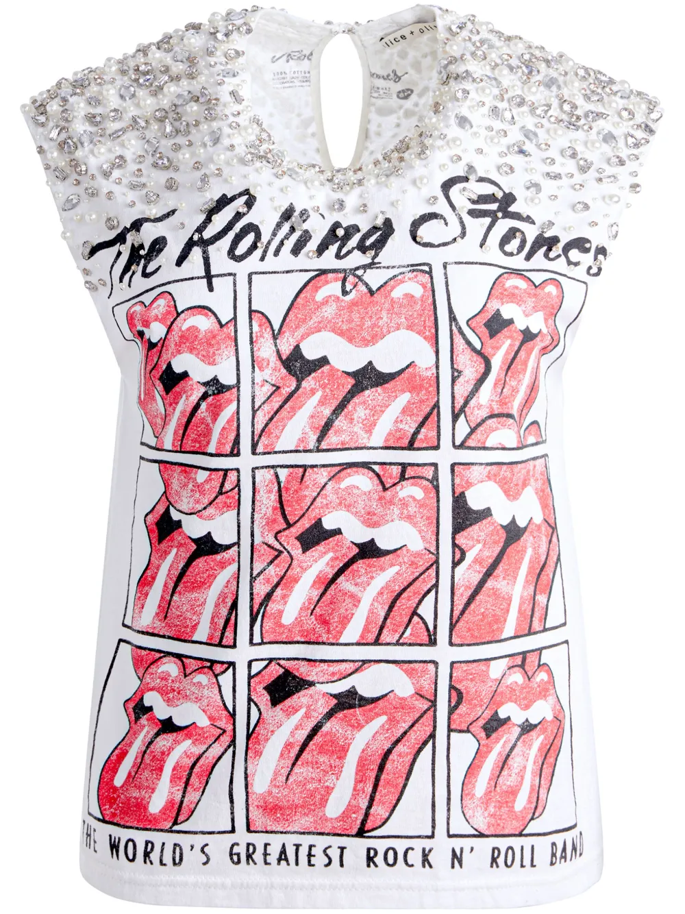 

Топ Micah без рукавов Alice + Olivia, белый