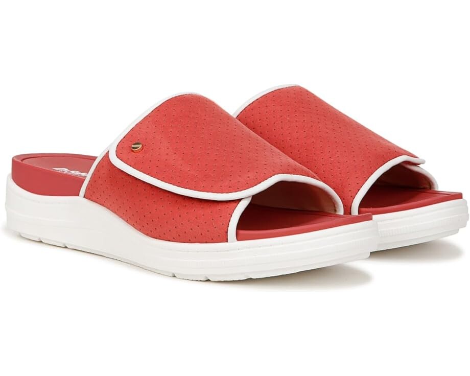 

Сандалии Dr. Scholl's Time Off Set Slide, цвет Vintage Red Microfiber
