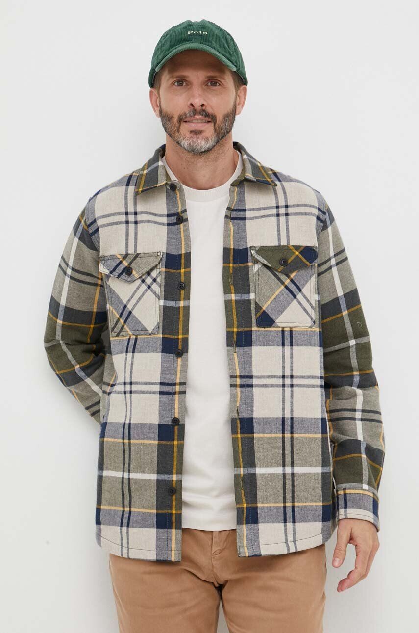 

Хлопковая рубашка Barbour, мультиколор