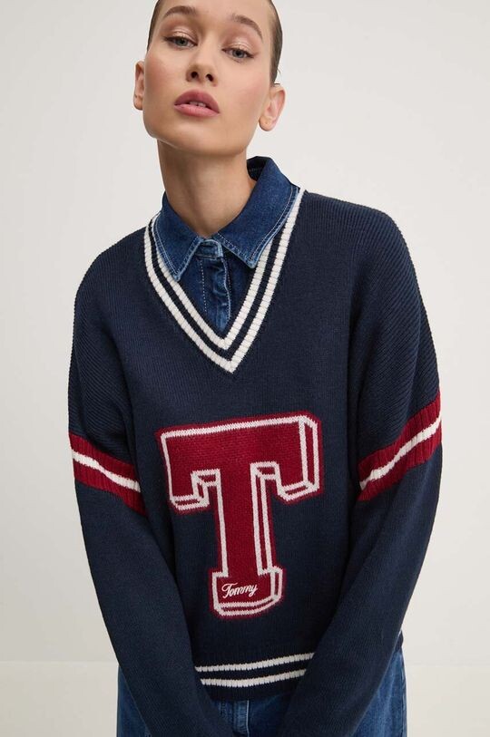 

Свитер Tommy Jeans, темно-синий