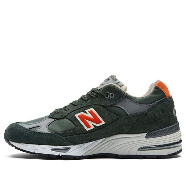 

Кроссовки 991 сделано в Англии New Balance, зеленый
