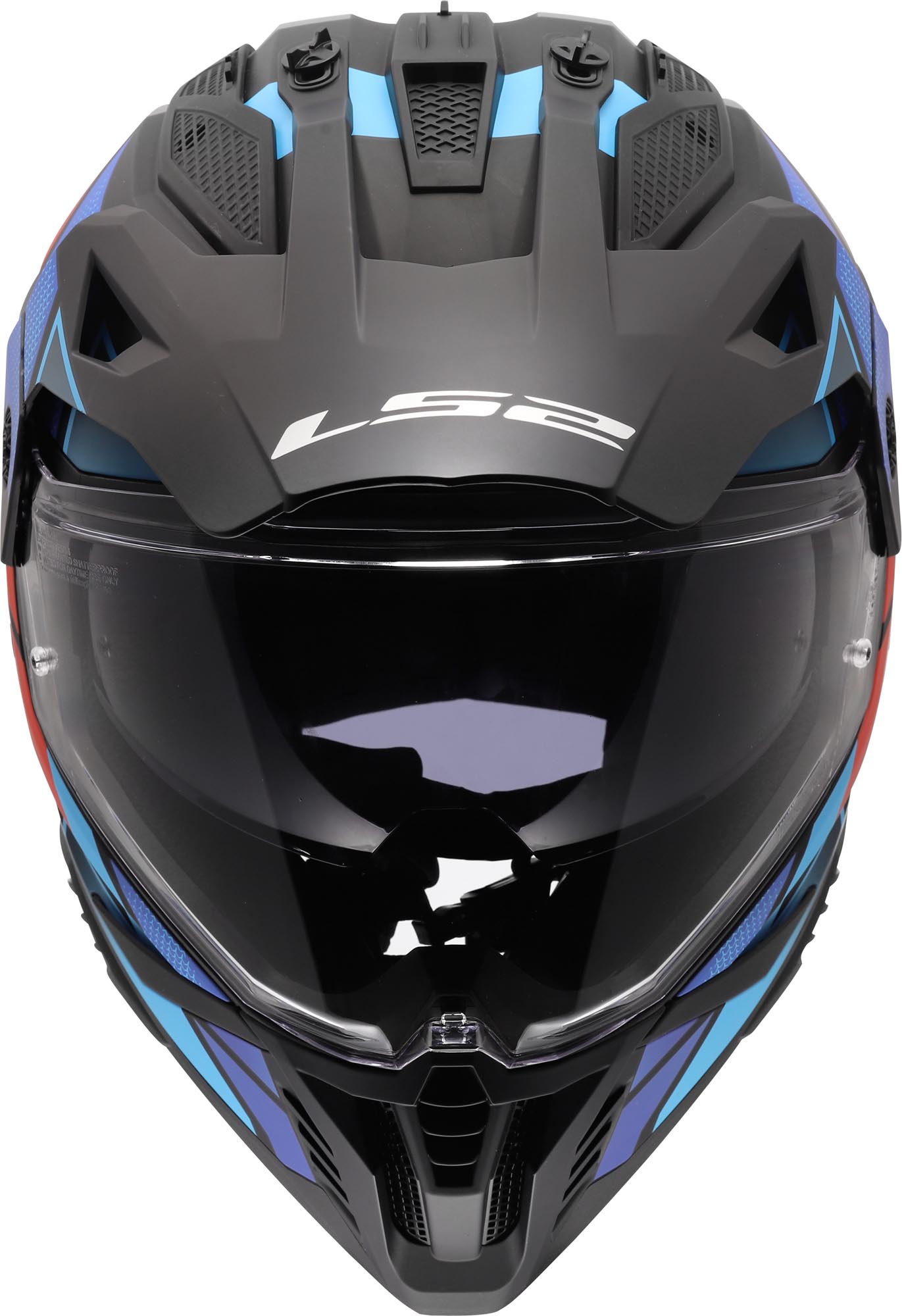 Шлем LS2 mx702 pioneer ii block enduro, Black/Red/Blue выгодно купить ...