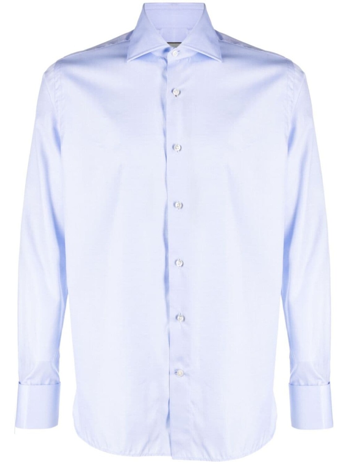 

Canali рубашка с косым воротником, синий