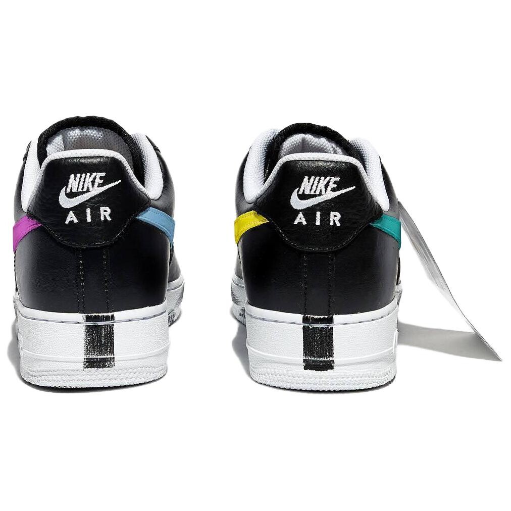 Кроссовки Peaceminusone X Nike Air Force 1 Skateboarding Shoes Men Low-top Black Green Powder, зеленый — фото 3