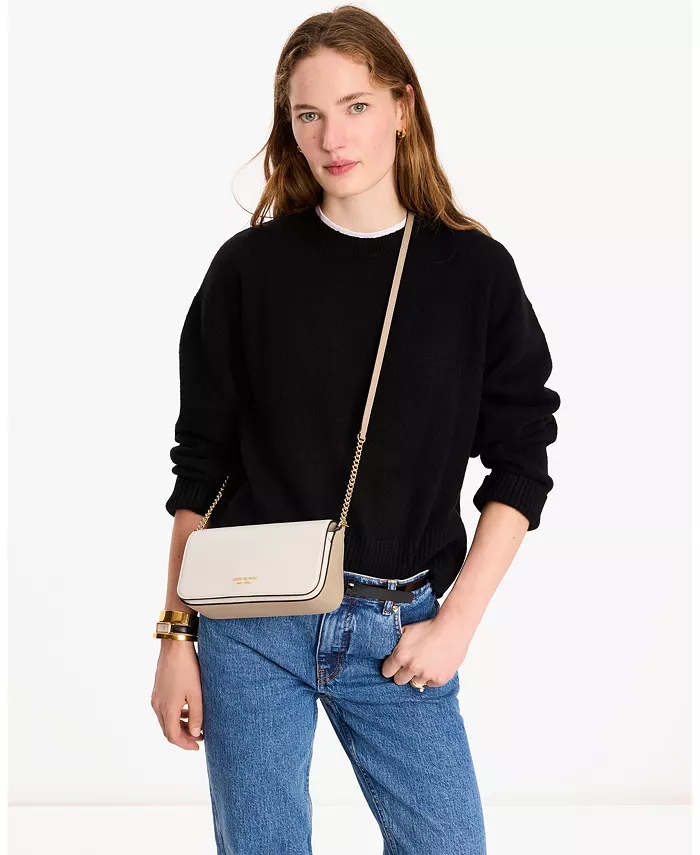 

Девин Кожаный Кошелек с Клапаном и Цепочкой из Сафьяно kate spade new york, мультиколор