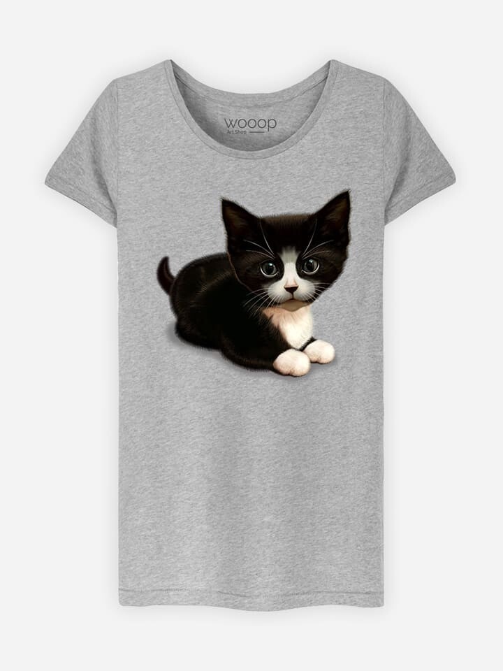 

Футболка WOOOP Shirt Cute Cat, серый