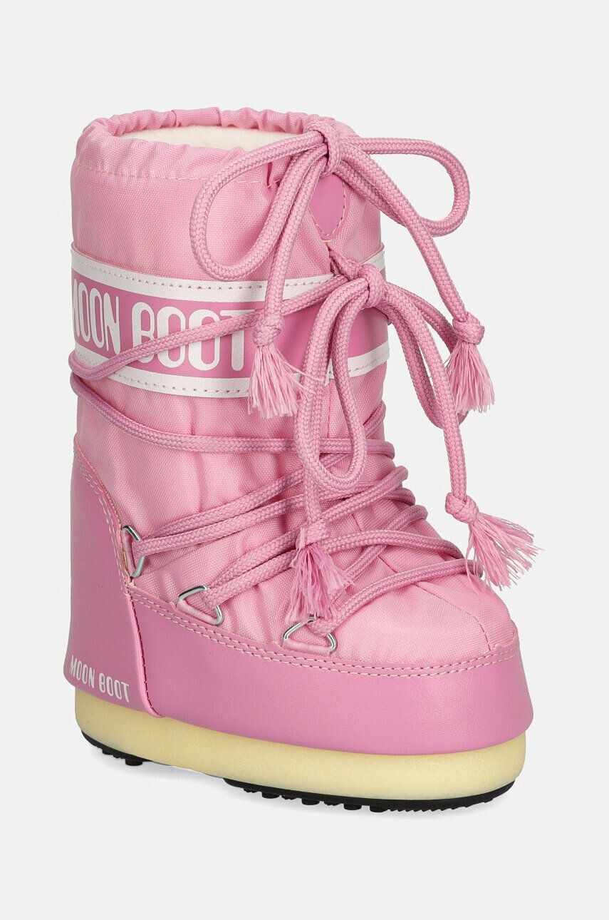 

Детские зимние ботинки Moon Boot ICON NYLON, розовый