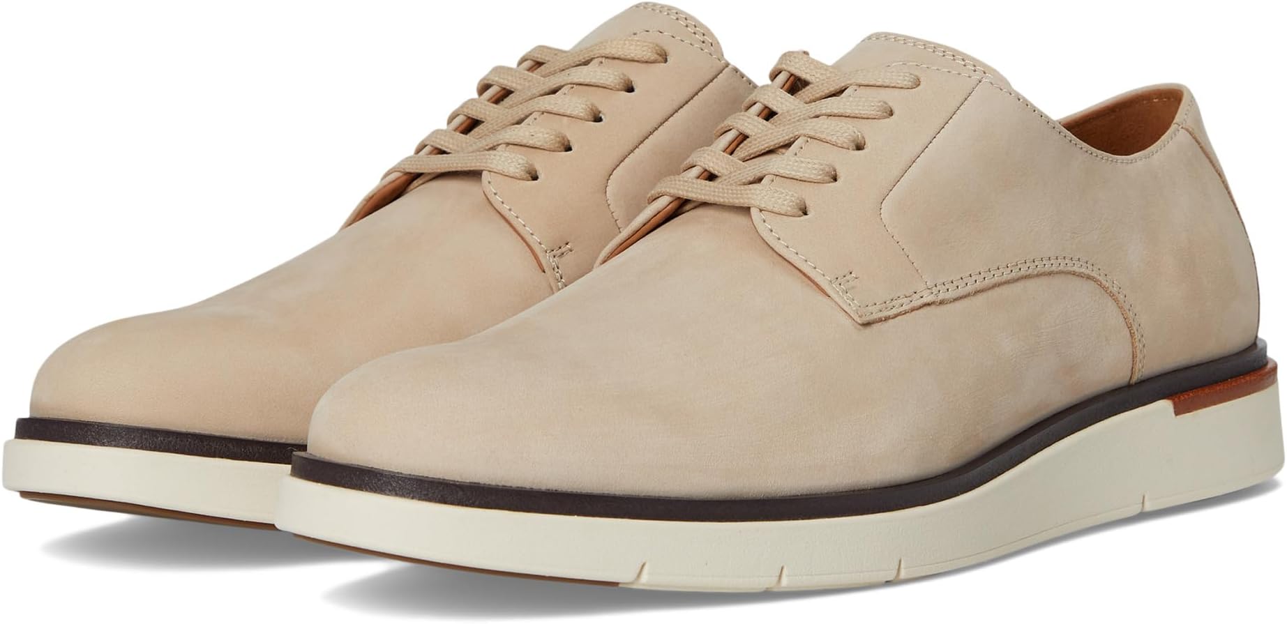 

Оксфорды Allen Edmonds Carson Derby Shoes, цвет Sand Nubuck