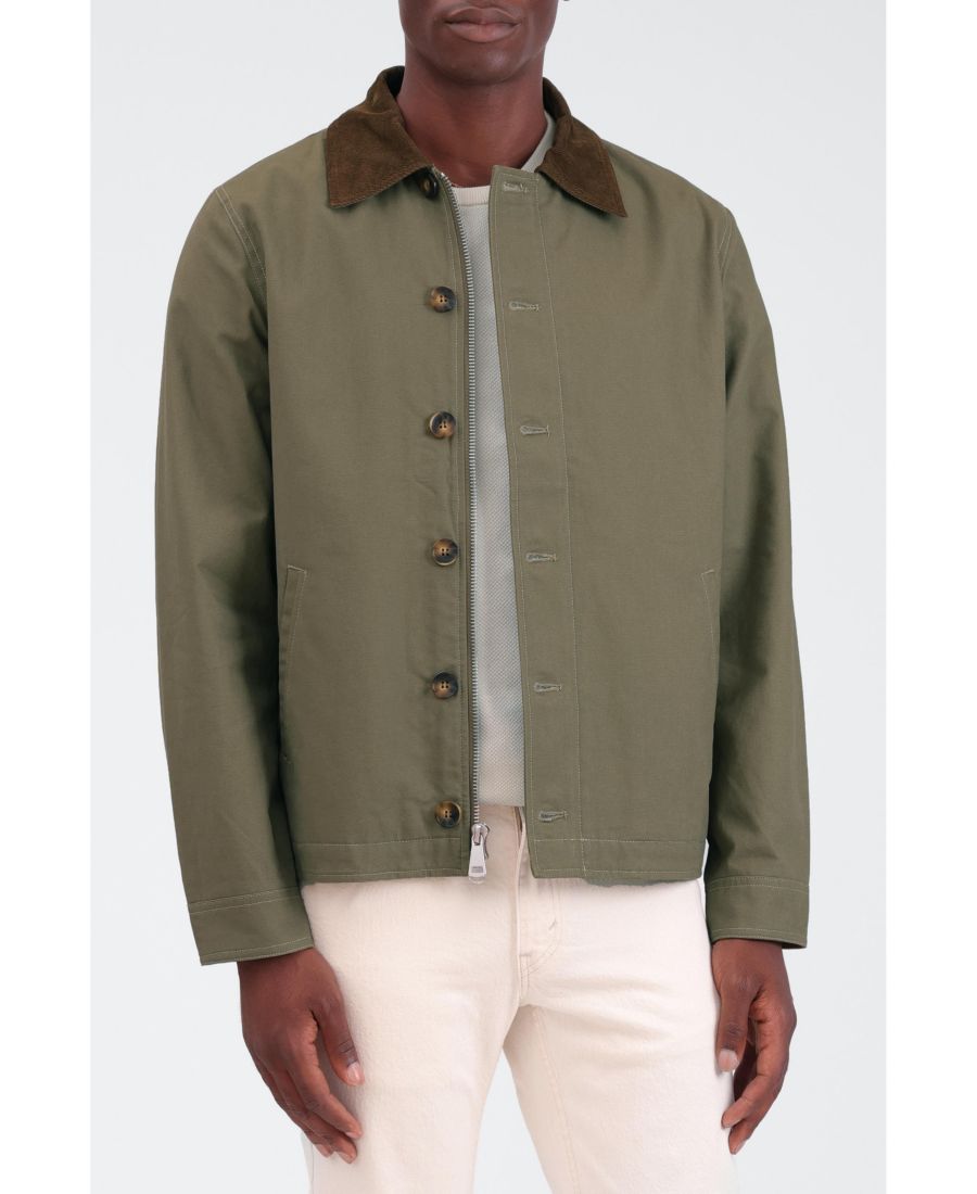 

Мужская водоотталкивающая хлопковая рубашка-куртка Bagatelle Homme, Army