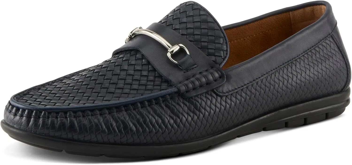 Лоферы из кожи с декоративной пряжкой Spring Step, Black