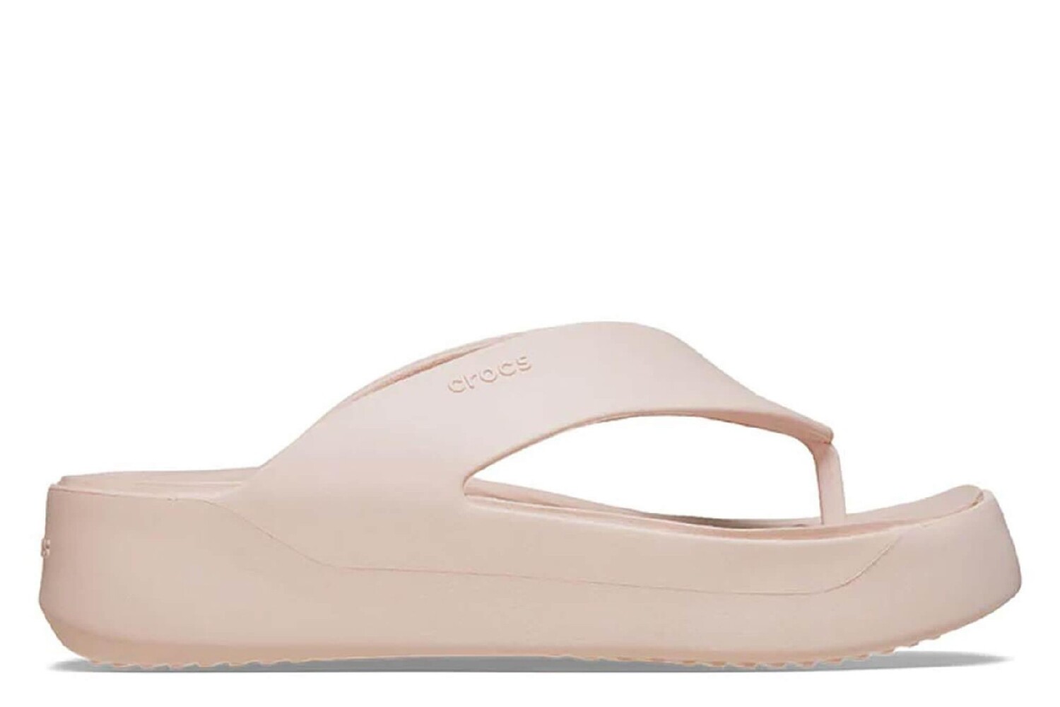 Шлепанцы на платформе для отдыха и шлепанцы на платформе Crocs, бежевый