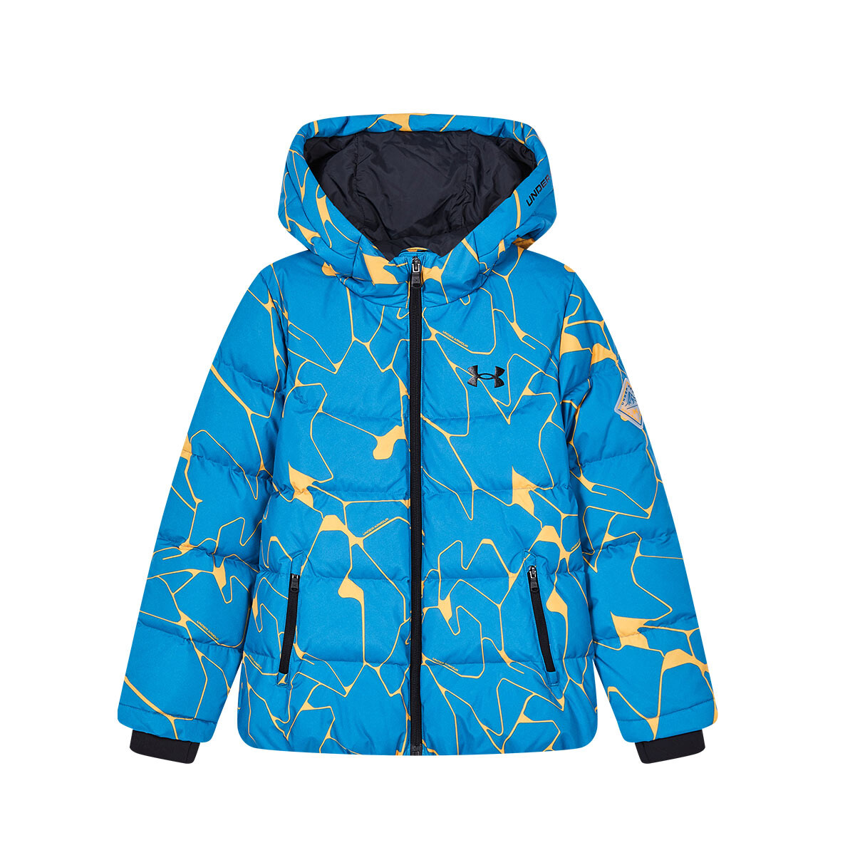 

Детские пуховики/жилеты Under Armour, серый/синий