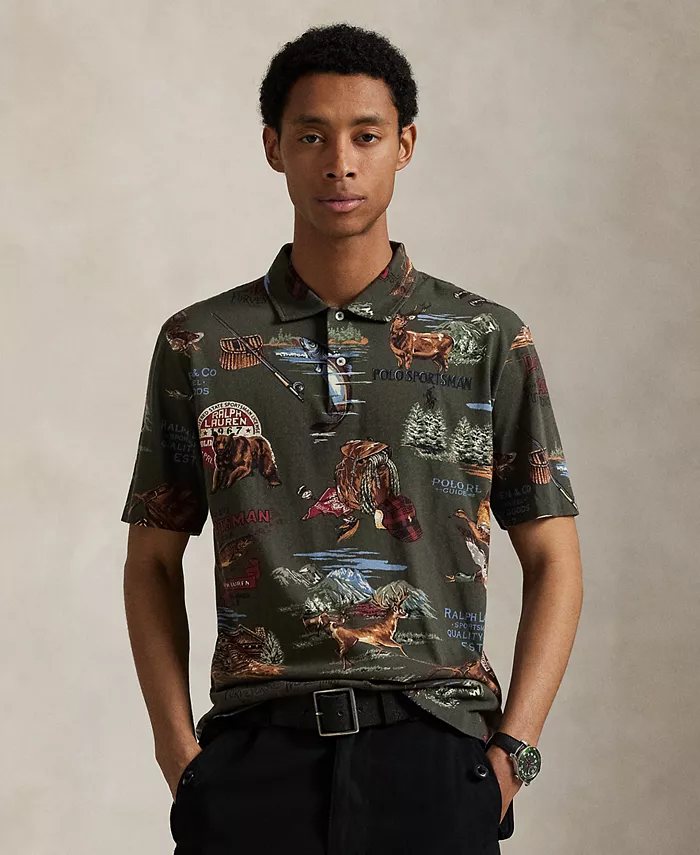 

Мужская рубашка-поло классического кроя Sportstman Polo Ralph Lauren, мультиколор