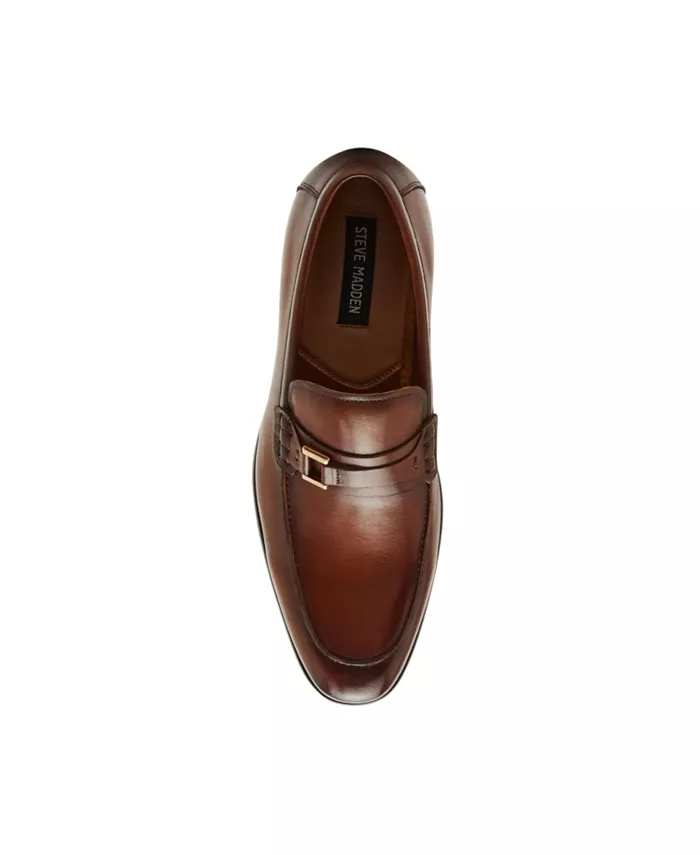 Мужские лоферы Adair Slip On Steve Madden, коричневый/бежевый — фото 3