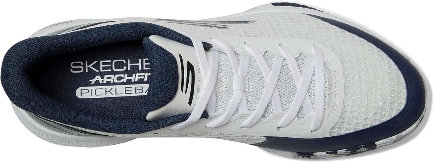 Мужские кроссовки Skechers Pickleball Viper Court Pro, белый/синий — фото 3