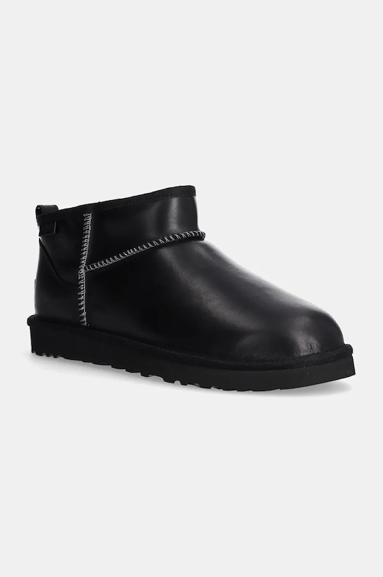 

Угги зимние кожаные Classic Ultra Mini Lthr Regen Ugg, черный