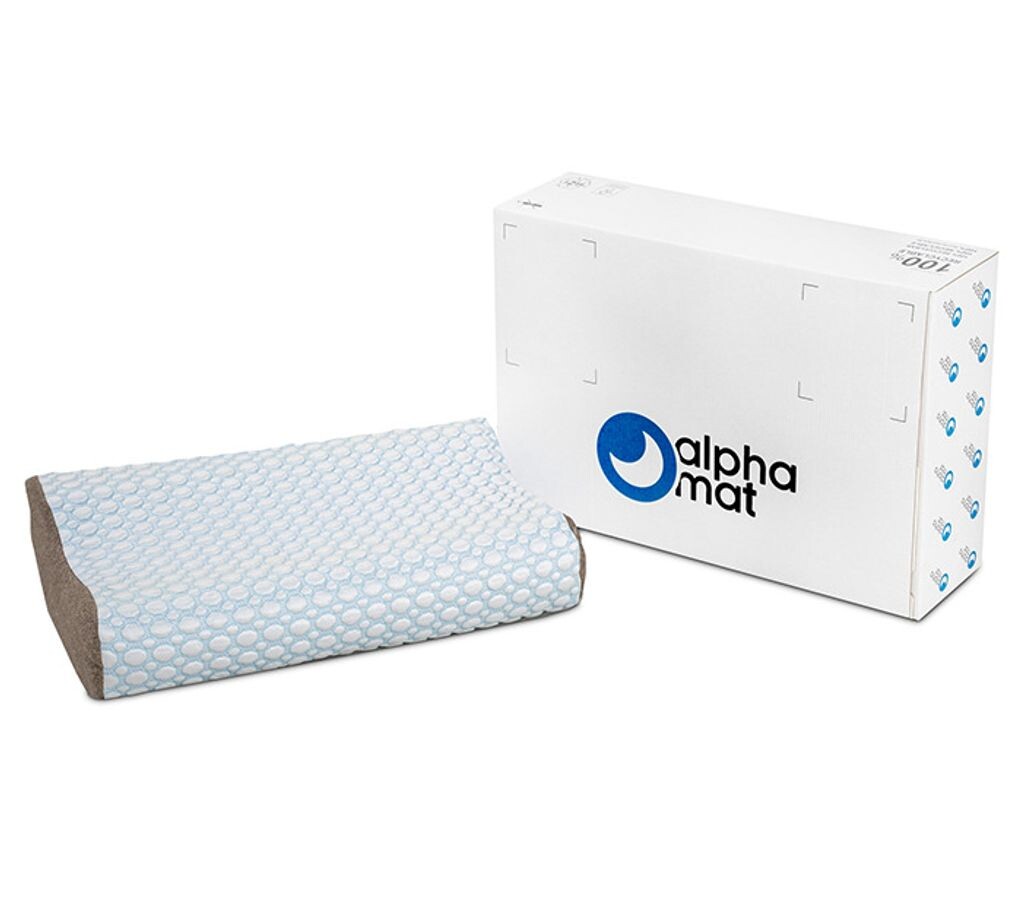 

Подушка Alpha Mat, поролоновая подушка с технологией Alpha, охлаждающая ткань Alpha Cool, бежевый