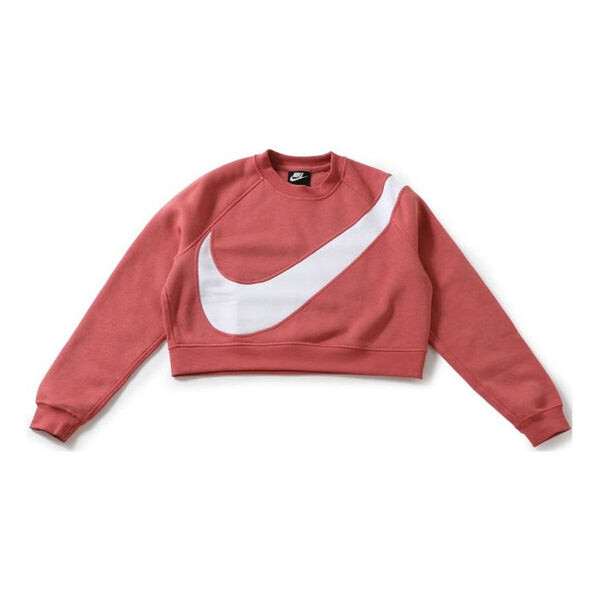 

Свитера nsw swoosh crew флисовая толстовка Nike, розовый