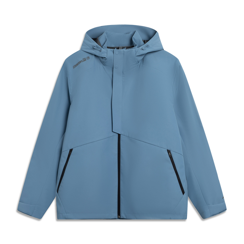 

LINING Унисекс куртка для трейсинга на открытом воздухе Crown Blue, Crown Blue/Black