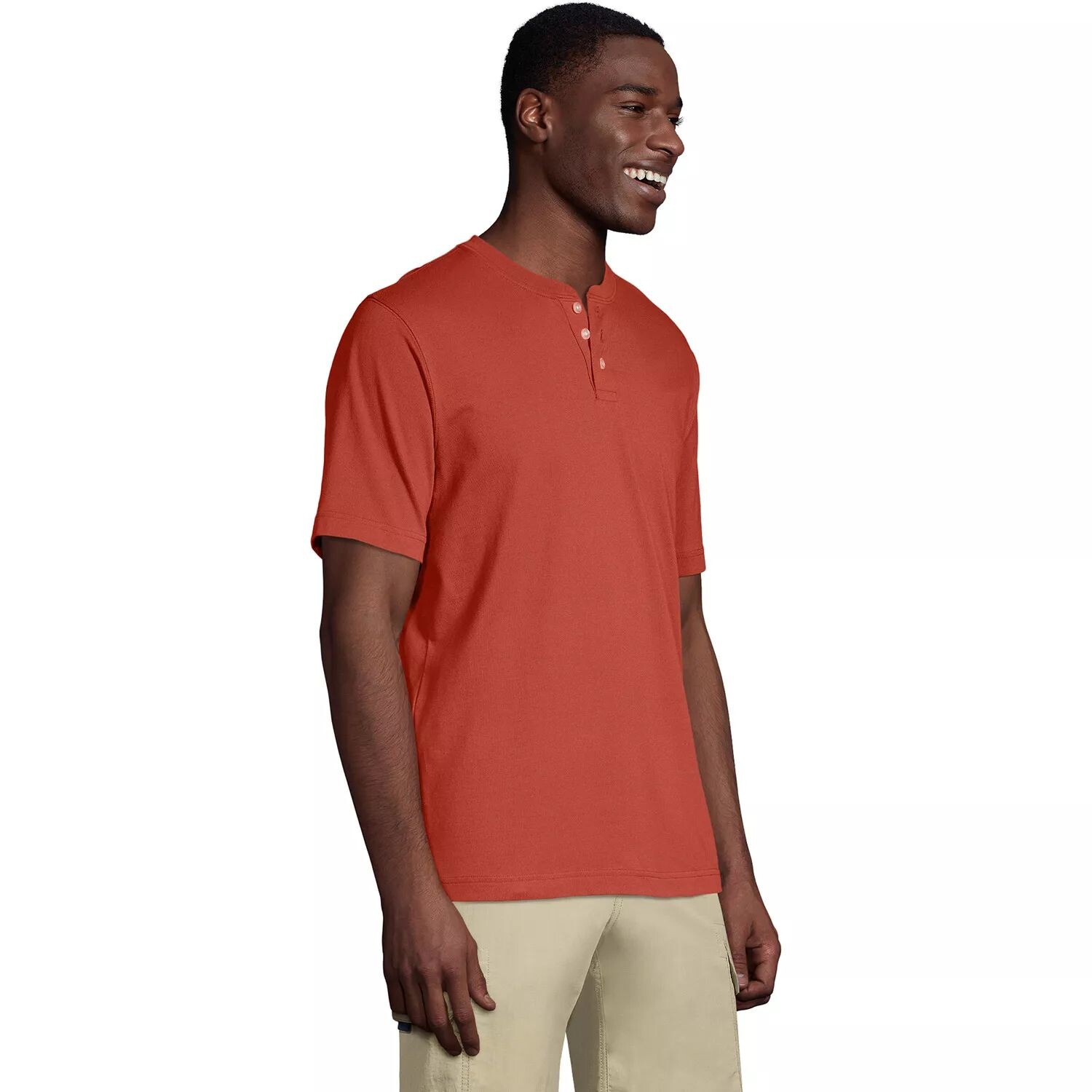 Мужские кроссовки Lands End Classic-Fit Super-T Henley Lands' End — фото 2