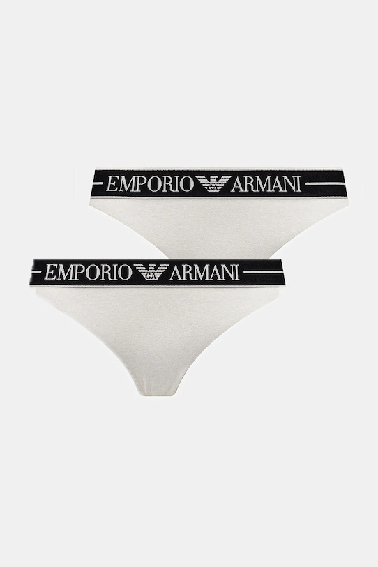 

Трусики 2 шт Emporio Armani Underwear, бежевый