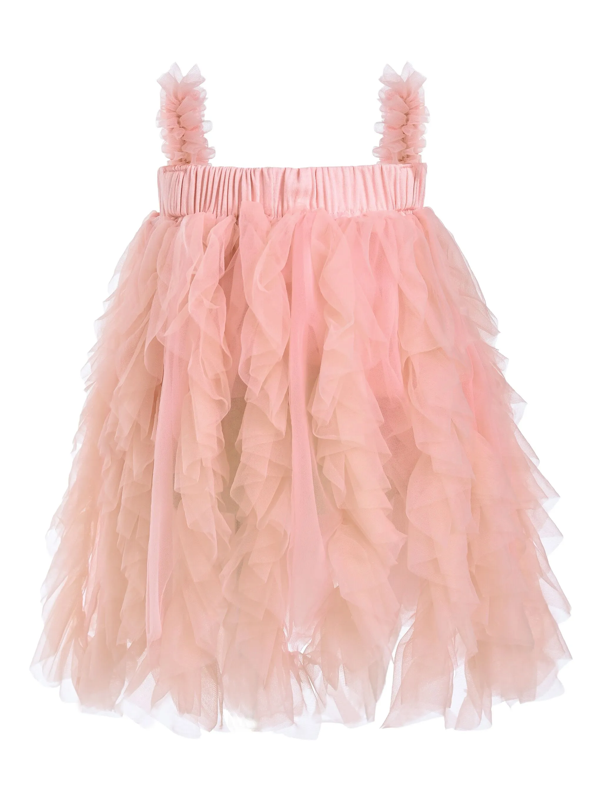 

Платье с оборками Tulleen, розовый