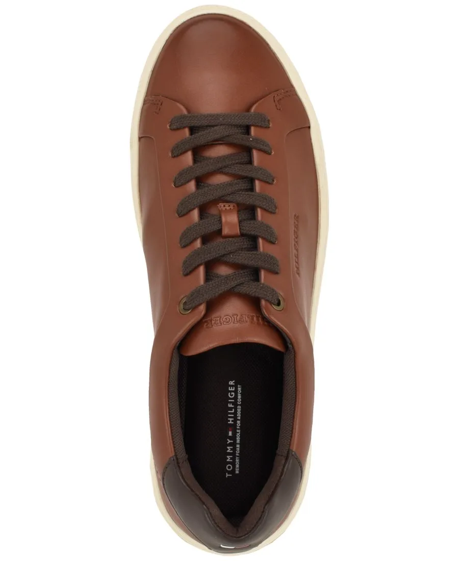 Мужские спортивные кроссовки на шнуровке Idris Fashion Tommy Hilfiger, Cognac/Mocha — фото 4